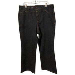 Lane Bryant Ladies Boot Cut Blue Jeans, Plus Size 20